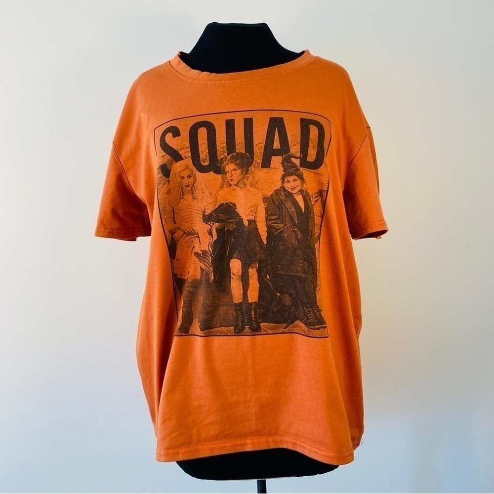 HOCUS Pocus T-shirt Sanderson sisters squad orange Halloween XL